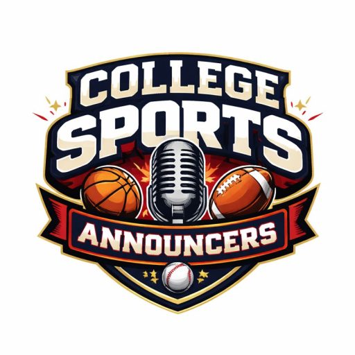 College Sports Announcer Schedules